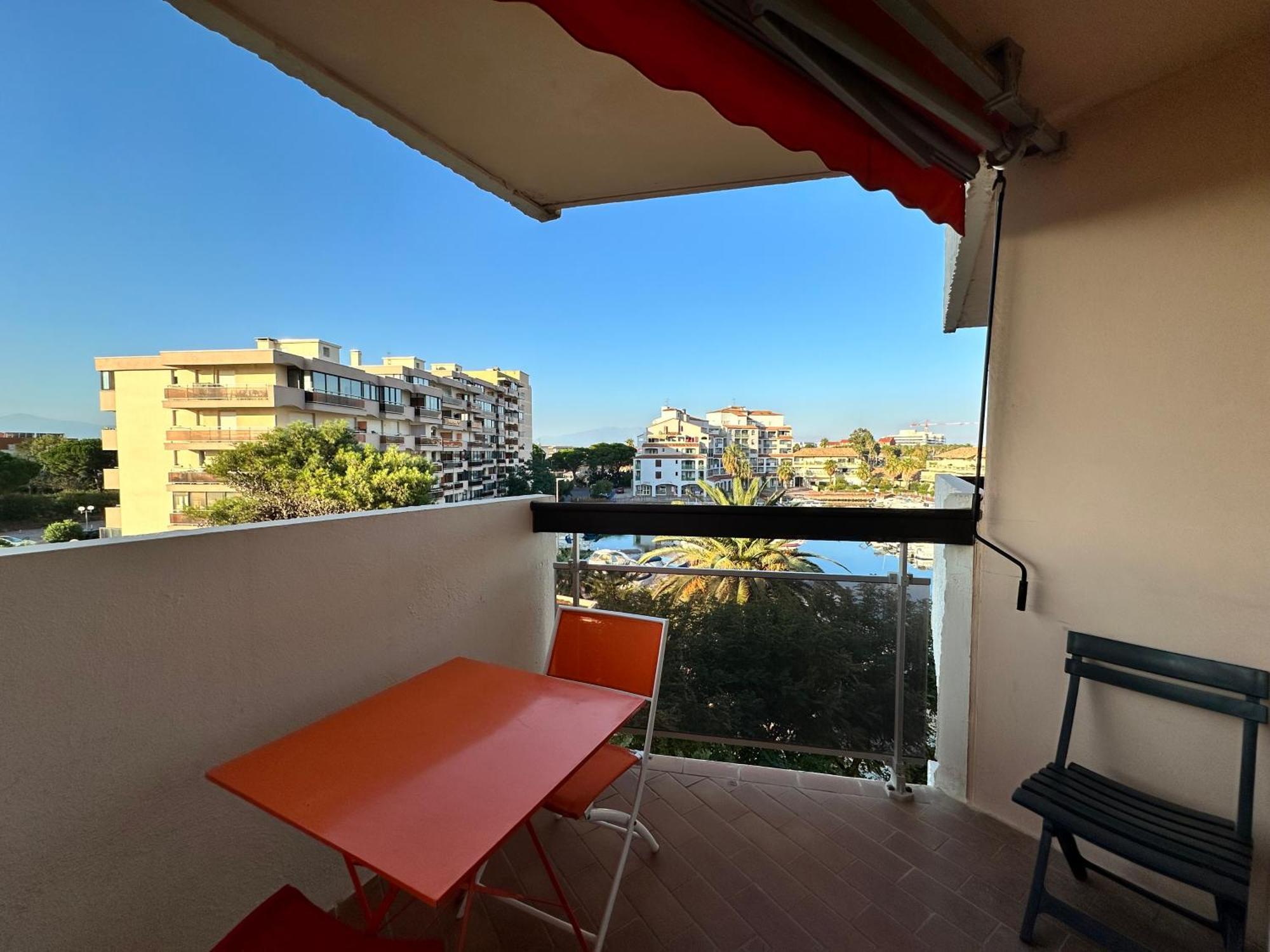 Appartement Studio Vue Sur La Marina Canet-en-Roussillon Extérieur photo