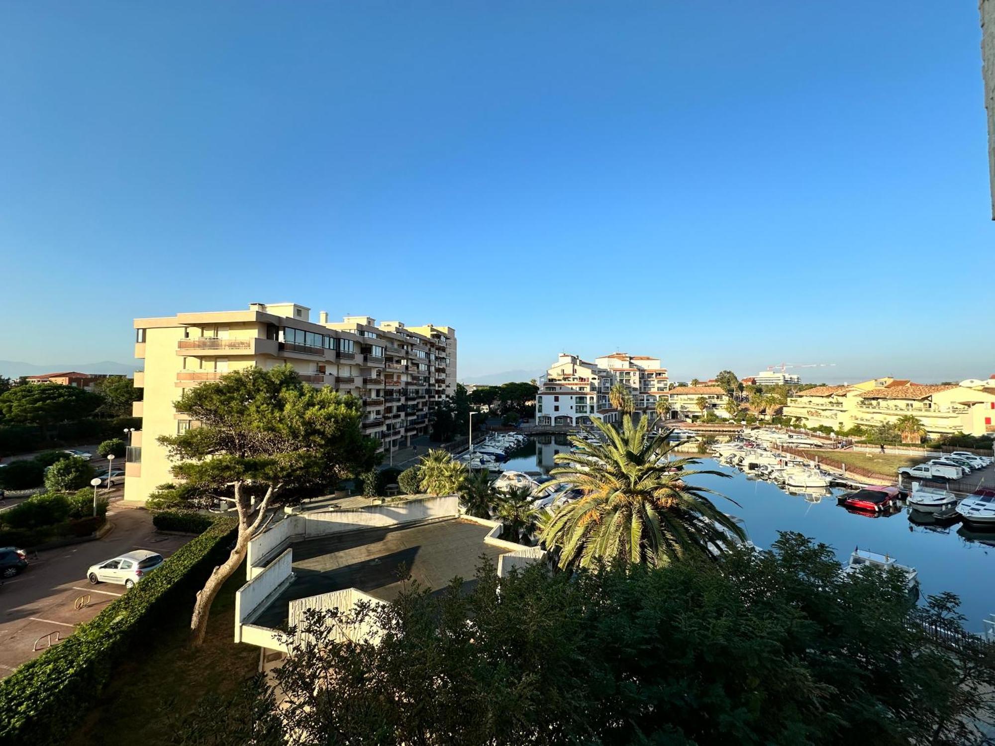 Appartement Studio Vue Sur La Marina Canet-en-Roussillon Extérieur photo